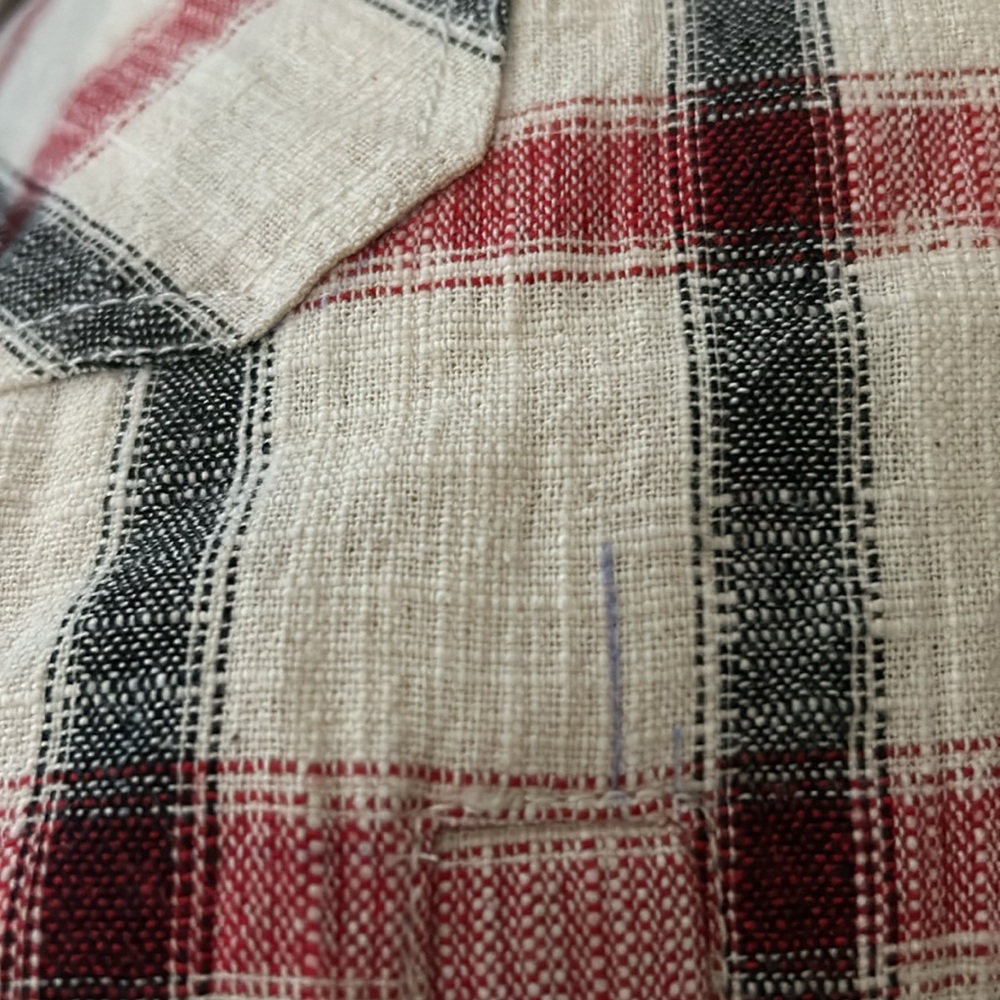Like-New Zara Women’s Light Plaid Button Shirt Ja… - image 6